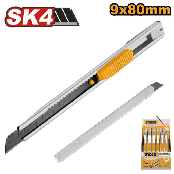INGCO SNAP OFF BLADE KNIFE 9MM HKNS1806