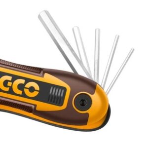 INGCO 8 PCS FOLDING HEX KEY SET 2 - 8MM HHK14081 thumbnail