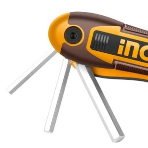 INGCO 8 PCS FOLDING HEX KEY SET 2 - 8MM HHK14081 thumbnail
