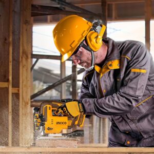 INGCO 20V LI-ION JIGSAW CUT WOOD 110MM, METAL12MM+5 BLADES CJSLI1008 (BARE UNIT) thumbnail