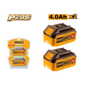 INGCO 20V 2PCS 4.0AH BATTERY VALUE PACK COSLI240312 thumbnail