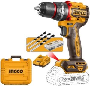 INGCO 20V LI-ION BL IMPACT DRILL 55NM W/2X 2.0AH, CHARGER +CASE CIDLI20558 thumbnail