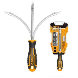 INGCO 12 PCS FLEXIBLE SHAFT SCREWDRIVER SET AKSDFL1208 thumbnail