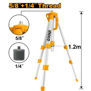 INGCO ALUMINUM TRIPOD FOR LASER LEVELLER 1.2M HLLT01152 thumbnail