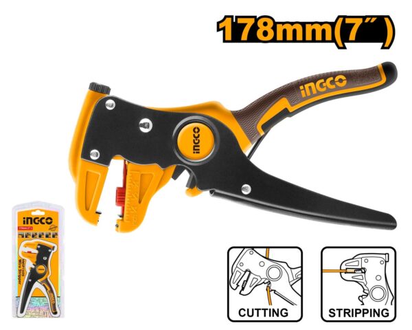 INGCO HANDY WIRE STRIPPER 7" 178MM HWSP15608