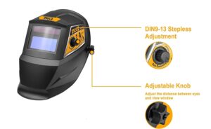 INGCO AUTO DARKING WELDING HELMET AHM008 thumbnail