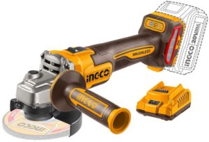 INGCO 20V LI-ION BL ANGLE GRINDER 100MM 3 SPEED 900W 1X4.0AH,CAGLI261021 thumbnail