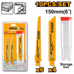 INGCO 10PCS RECIPRO SAW BLADE SET RSB1002 thumbnail