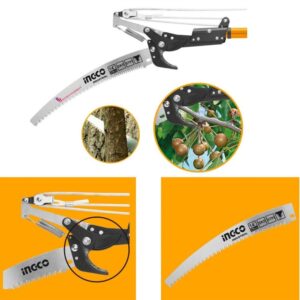 INGCO EXTENDABLE PRUNING CUTTER & POLE SAW MAX. HEIGHT 2.80M HEPS25281 thumbnail