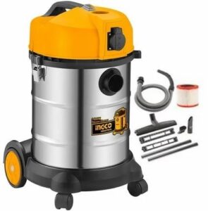 INGCO WET & DRY VACUUM CLEANER 1400W 30L TANK VC14301 thumbnail