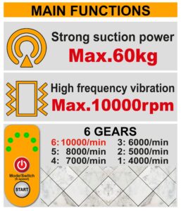 INGCO 20V TILE VIBRATION MACHINE1X2.0AH CHARGER KNEE PADS+BOX CTVLI20015 thumbnail
