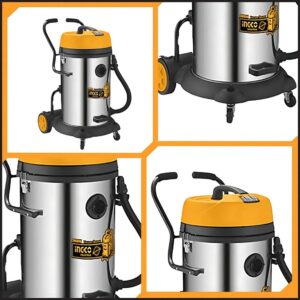 INGCO WET & DRY VACUUM CLEANER TWIN MOTOR 2400W 75L TANK VC24751 thumbnail