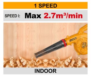 INGCO 20V LI-ION BLOWER 18,000RPM 2.7M3/MIN 1X2.0AH+CHGR CABLI20781 thumbnail