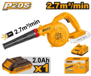 INGCO 20V LI-ION BLOWER CABLI200281 1X2.0AH+CHARGER CABLI200281 thumbnail