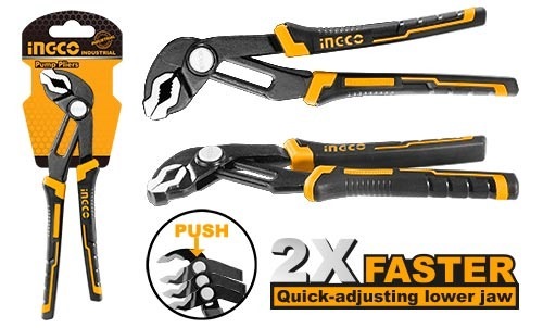 INGCO WATER PUMP PLIER QUICK OPEN TYPE 10" 250MM
