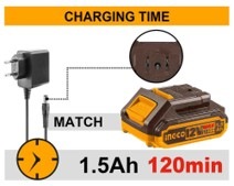 INGCO 12V 2HR BATTERY CHARGER FCLI12071 thumbnail