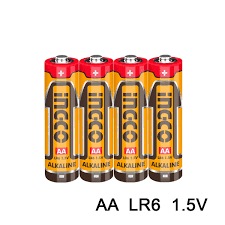 INGCO ALKALINE BATTERY AA 1.5V LR6 HAB2A01 4P/PACK