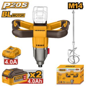 INGCO 20V BL POWER MIXER 2X4.0AH + 4A CHARGER MXLI20162 thumbnail