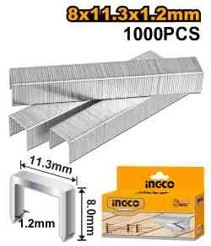 INGCO STAPLE 8MM WIDTH X 0.7MM FOR HSG1404, 1405 STS0208