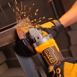 INGCO 20V LI-ION 3-SPEED ANGLE GRINDER 4" 1200W 2X5.0AH+CASE CAGLI2120232 thumbnail