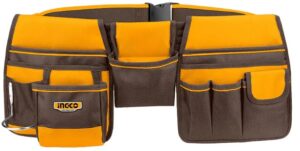 INGCO 10 POCKETS TOOL POUCH WITH ADJ. WAIST BELT HTBP020328 thumbnail