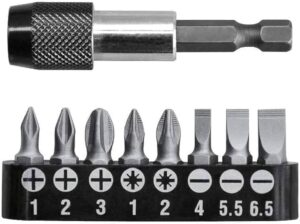 INGCO 9PCS SCREWDRIVER BIT SET QUICK RELEASE HOLDER AKSD0071 thumbnail